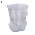 thumbnail image 2 of Visland Closed-Eye Girl Aromatherapy Candle Mold Blindfolded Debate Beauty Plaster Resin Mold Silicone Mold Candle Making Moulds, 2 of 8