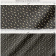 thumbnail image 2 of Soimoi Gray Cotton Poplin Fabric Moustache Paisley Print Sewing Fabric Yard 42 Inch Wide, 2 of 7