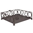 thumbnail image 3 of Scroll Collection Steel Flat Napkin Holder, Bronze, 3 of 4
