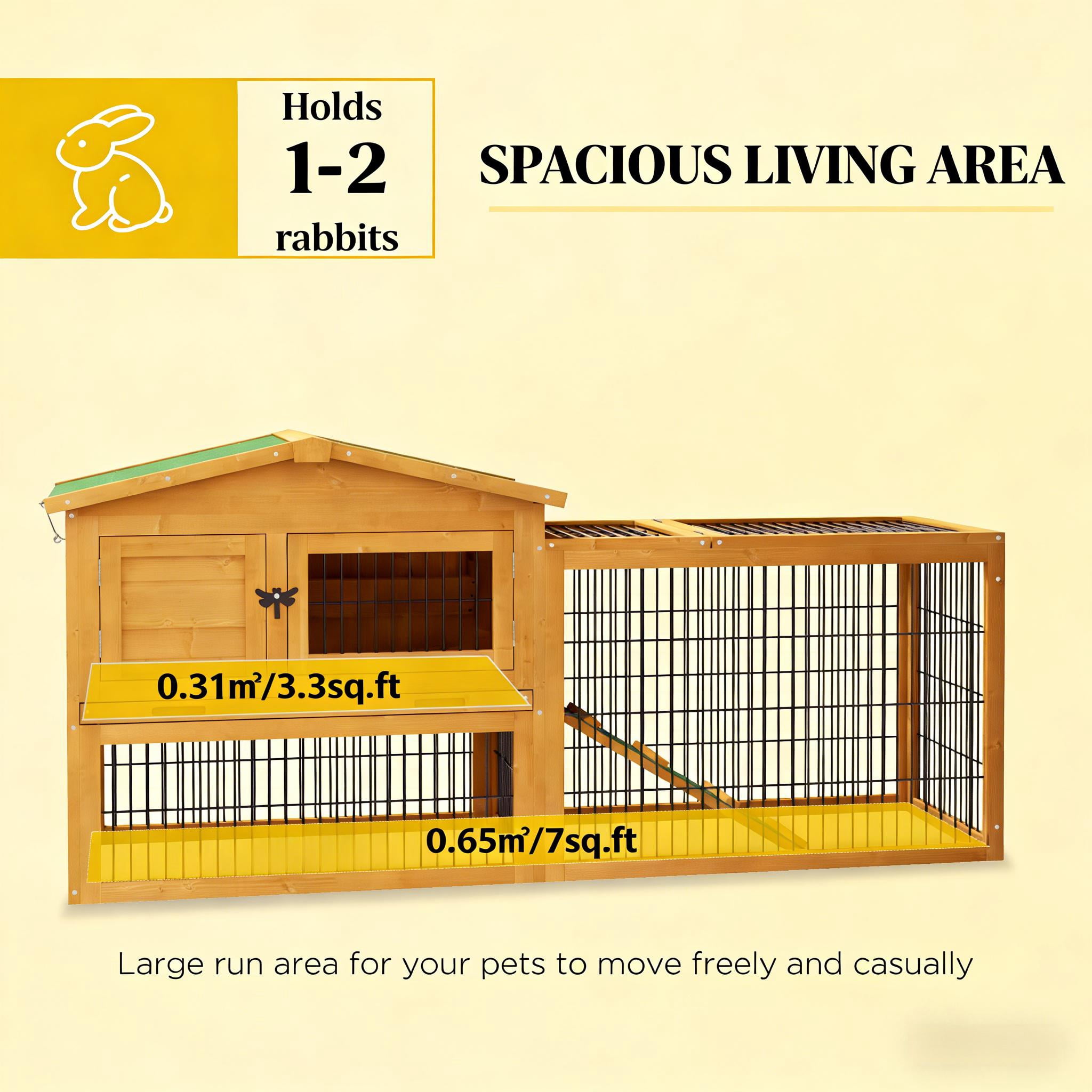 Outdoor Pet House Rabbit Hutch