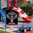 thumbnail image 4 of 250 Anniversary USA Flag, 3 Ply Durable Double Sided 250th USA Garden Flag- Fade Resistant Outdoor Decor for Garden & Porch, 12 x18 In Outdoor Banner Decorations, 4 of 6