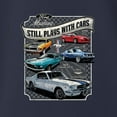 thumbnail image 3 of Wild Bobby Ford Still Plays With Cars Classic Muscle Car Lover, Women Slim Fit Junior Tee, 3 of 5