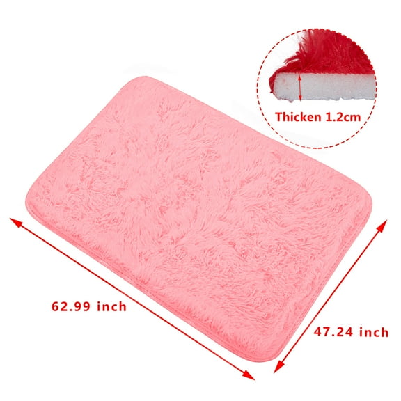 DODOING Super Soft Shaggy Rugs Fluffy Carpets, Indoor Modern Plush Area Rugs for Living Room Bedroom Kids Room Home Decor, Upgrade Anti-Skid Durable Rectangular Fuzzy Rug