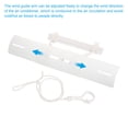 thumbnail image 4 of Unique Bargains Adjustable Air Conditioner Deflector Telescopic Windshield Baffle White, 4 of 5