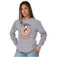 thumbnail image 3 of Retro Betty Boop What Makes You Happy Women's Long Sleeve T Shirt Brisco Brands S, 3 of 6