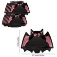 thumbnail image 3 of Ouuluon 10 Pack Halloween Paper Plates, Bat Shaped Disposable Paper Plate, 11×8in Fall Decor for Halloween Themed Party Supplies, 3 of 8