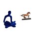thumbnail image 1 of Escultura abstracta de caballo pensador humano, adorno artístico para oficina, escritorio, sala de estar, boda, bar, estantería, decoración del hogar, 1 of 8