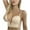 Khaki, variant on Darzheoy Women's Beauty Back Printing Strap Wrap Plus Size Bra Underwear Womens Bra L