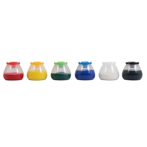 READY 2 LEARN NO SPILL NO TIP PAINT POTS SET OF 6