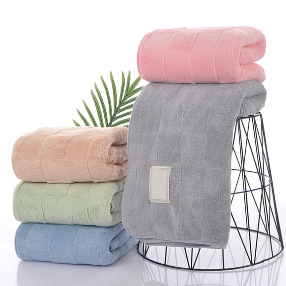 Bxaolu Microfiber Washcloths 5 Pack 29.5" x 13.8" Soft Feel Fingertip Towels Velvet Wash Cloths Ultra Soft, Quick-Drying & Multipurpose Face & Hand Towels for Bathroom, Spa, and Gym Towel