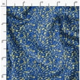 thumbnail image 2 of Soimoi Blue Velvet Fabric Aboriginal Mosaic Decor Fabric Printed Yard 58 Inch Wide, 2 of 5