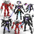 thumbnail image 2 of Figuras Skibidi, hombre del baño, bloques de juguetes para niños, hombre de televisión, hombre orador, camarógrafo, taladro, relojero, bloques de montaje para niños, regalo de Navidad, 2 of 4
