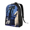 thumbnail image 2 of Goofa The Nightmare Before Christmas Pattern Large Capacity Backpack – Padded Laptop Compartment, Ergonomic Design for School, Work, Travel, and Outdoor Activities, 2 of 8