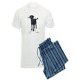thumbnail image 1 of CafePress - Stick Dog Brighter Eyes Pajamas - Men's Light Pajamas, 1 of 1