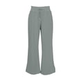 thumbnail image 6 of Bibifish Womens Pants Black Drawstring Waist Soft Loose Wide-Leg Pants Fit Casual Daily Errands Weekend Relaxing Pants With Side Pocket, 6 of 7