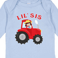 thumbnail image 4 of Inktastic Farmer Tractor Little Sis Girls Long Sleeve Baby Bodysuit, 4 of 5