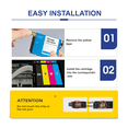 thumbnail image 5 of Ink Compatible for Epson Ink Cartridges for Expression Home XP-5200 Workforce WF-2960 Printer ink (5-Pack), 5 of 8