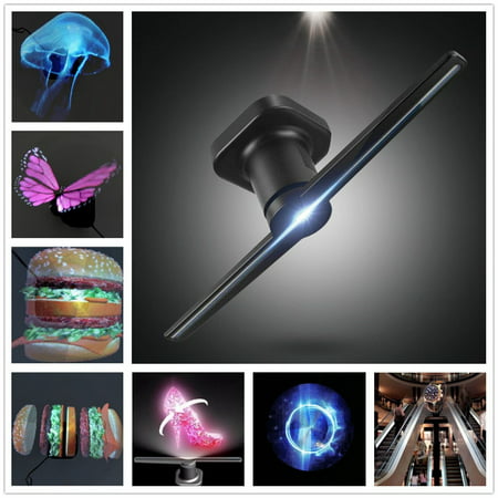 3D Hologram Advertising Display LED Fan, Holographic 3D Photos And Videos - 3D Naked Eye LED Fan Is Best for Store, Shop, Bar, Casino, (Best Shop Fan Reviews)