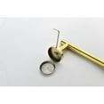 thumbnail image 4 of 6-Pieces Brushed Gold Bathroom Hardware Set SUS304 Stainless Steel Round Wall Mounted Includes Hand Towel Bar,Toilet Paper Holder,Robe Towel Hooks,Bathroom Accessories Kit, 4 of 9