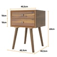 thumbnail image 3 of Mesilla de Noche Costway de Madera Multiuso Natural 40,5 x 40,5 x 60 cm, 3 of 8