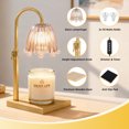 thumbnail image 6 of VAVSEA Candle Warmer Lamp with Stepless Dimmable & Timer, Height Adjustable Wax Warmer with 2 Bulbs for Home Room Decor, Gifts for Christmas, Housewarming, 6 of 8