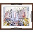 thumbnail image 5 of Art.com Washington Square Art Print by Zelda Fitzgerald, Brown Frame Wall Art, 21" x 17", 5 of 5