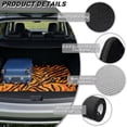 thumbnail image 6 of HUISEFOR Tiger Stripe Car Trunk Mat for Women 29" x 39" Non-Slip Cargo Mat Rear Trunk Liner Scratchproof Easy To Clean Universal Fit for Most Cars SUV, 6 of 7