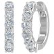 thumbnail image 1 of Pendientes Modernos Ring02 1Pza Arco Plata Metal/Circón., 1 of 1