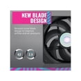 thumbnail image 5 of Cooler Master SickleFlow Cooling Fan - 4.72" Maximum Fan Diameter - 463.8 gal/min Maximum Airflow - 1800 rpm - 27 dB(A) Noise - Rifle Bearing - 4-pin PWM - Case, Cooling System, Chassis - 18.3 Ye, 5 of 10