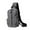 Gray, variant on FNFYFH Sling Crossbody Bag for Men Women Sling Bag with Water Bottle Holder Casual Chest Bags Lightweight Small One Strap Backpack for Travel Sports Hiking