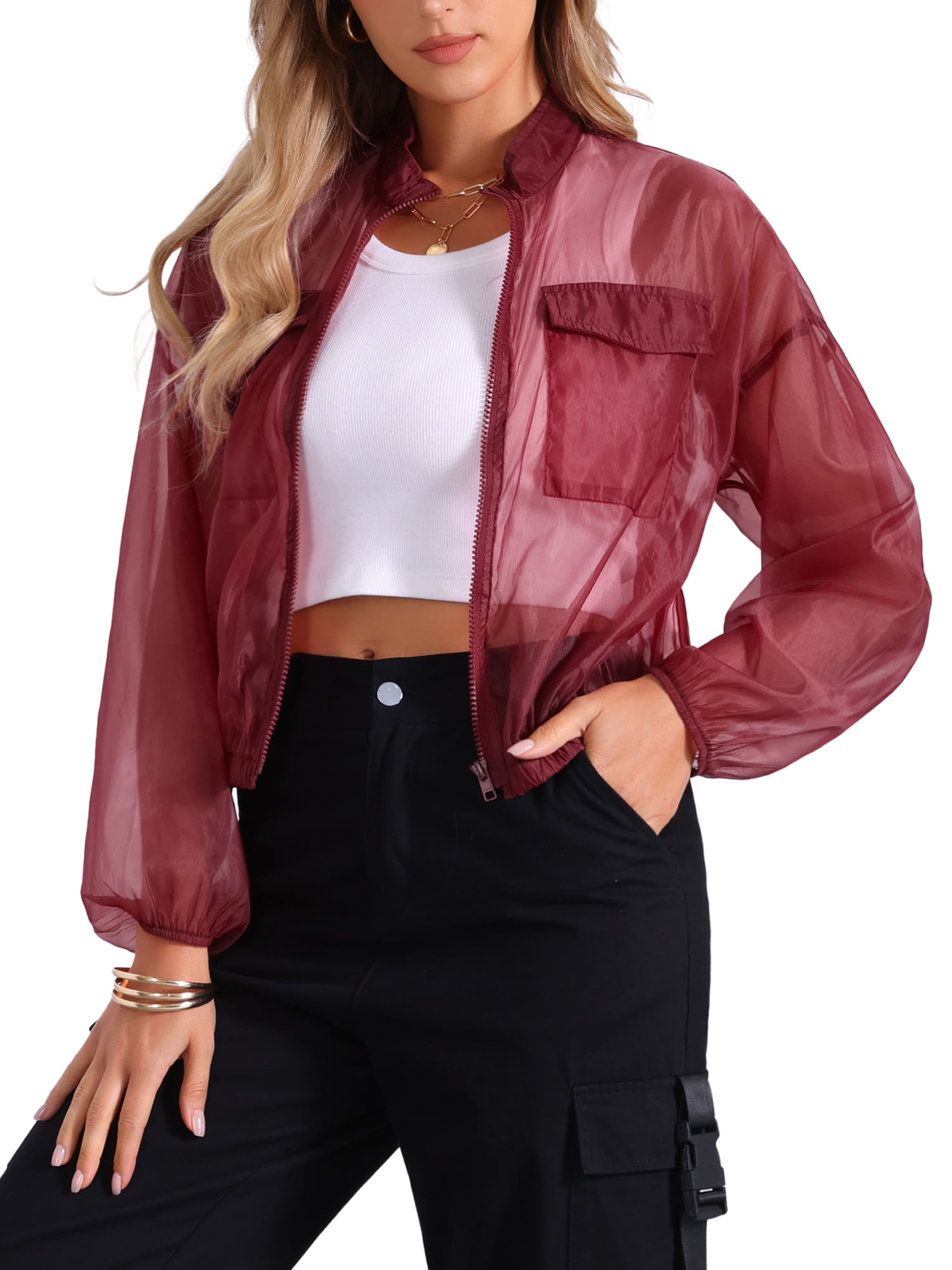 ジャケット・アウター Theory 24SS SHEER BOMBER AIRY COTTON Sheer Bomber Jacket | Nuuly