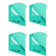 12 x 12” Clear Acrylic Sheet Cast Plexiglass (4-Pack) – 1/8” Thick; Use for Craft Projects, Signs, DIY Projects