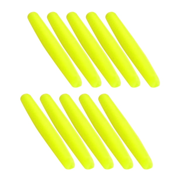 100pcs Durable Tear Drop Indicator Fishing Floats Bobber Tackle Accessory (YelLow L)