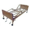 Drive Medical Delta Ultra-Light Full Electric Hospital Bed with Full Rails and Innerspring Mattress