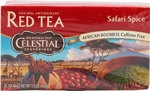 Celestial Seasonings African Rooibos Caffeine Free Tea Safari Spice 20 Tea Bags by El Mexicano