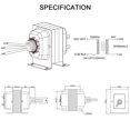 thumbnail image 4 of Transformador de timbre Maxdot, 24 V, 40 VA, compatible con anillo, 4 of 4