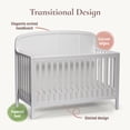 thumbnail image 5 of Little Seeds Briar 6-in-1 Convertible Crib , Bottle Green, 5 of 14