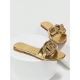 thumbnail image 1 of Women'S Flat Sandals, Fashionable Holiday Style Open Toe Slippers, Comfortable And Casual Sandals With Buckle For Women, 1 of 4