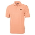 thumbnail image 2 of Men's Cutter & Buck  Orange Syracuse Orange Vault DryTec Virtue Eco Pique Stripe Recycled Polo, 2 of 3