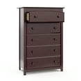 thumbnail image 6 of Storkcraft Kenton 5 Drawer Kids and Baby Dresser Espresso, 6 of 8