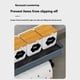 thumbnail image 4 of Soporte para papel de cocina de acero inoxidable Advancent Estantes organizadores de condimentos negro, 4 of 6