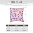thumbnail image 4 of Haiem Christmas Unicorns Print Velvet Soft Solid Decorative Square Throw Pillow Covers Set with Elegant Piping Christmas Cushion Case for Sofa Bedroom Car-20"x20", 4 of 8