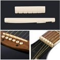 thumbnail image 4 of Creatine Portable 6 String Bridge Pins Saddle Nut Acoustic Cattle Tailpiece For Acoustic Quality, 4 of 5
