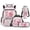 Donut Candy Axolotl, variant on HUIACONG 4PCS Pink Heart Axolotl Elementary Backpack for Girls, 17" School Bag Set with Lunch Box for Age 7-12