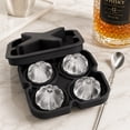 thumbnail image 6 of Halloween Ice Cube Tray 4-Cavity Pumpkin Shaped Ice Ball Mold for Drinks,Party Novelty Pumpkin Molds for Spooky Beverages, 6 of 8