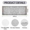 thumbnail image 5 of Washable Kitchen Runner Rug 60" x 22", Non-Slip Soft Low Profile Kitchen Rug, Farmhouse Distressed Floral Oriental Rug for Kitchen, Hallway & Laundry Room, 5 of 6