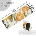 thumbnail image 5 of Yayeee Runner Rug for Bedroom 2'x6' Machine Washable Hallway Non Slip Mat, Oranges Watercolor, 5 of 8