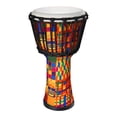 thumbnail image 1 of Patrones de arte colorido parche de piel de cabra de 8 pulgadas instrumento Musical de tambor africano, 1 of 6