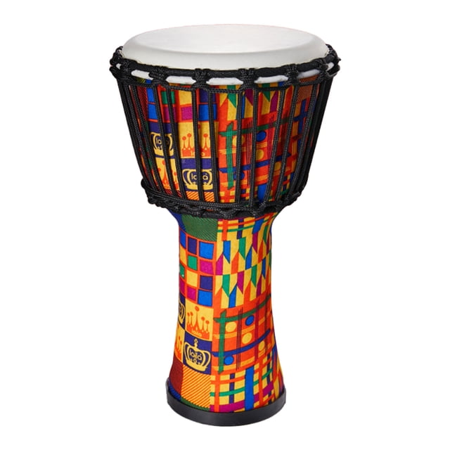 Patrones de arte colorido parche de piel de cabra de 8 pulgadas instrumento Musical de tambor africano
