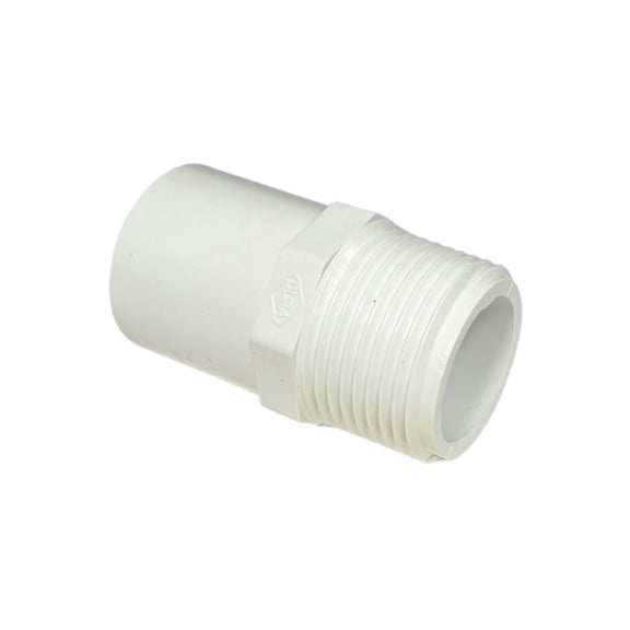 10 Pack Dura Plastics Schedule 40 PVC PVC Male Slip Insert x MPT 1/2'' | Fitting or Street Adapter | Irrigation & Plumbing - 433-005